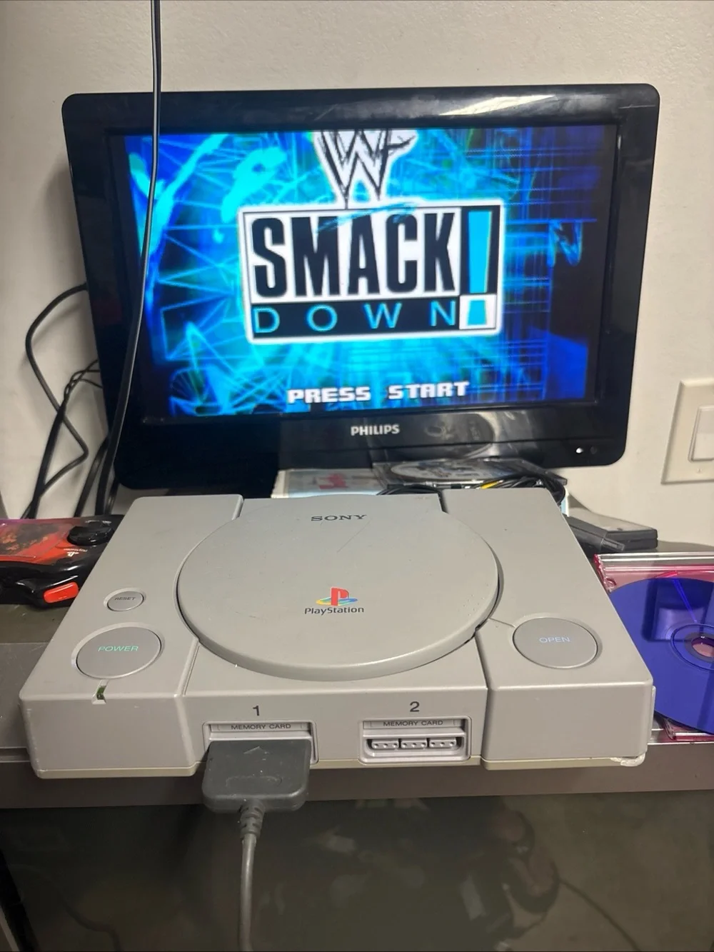 Sony PlayStation 1 Video Game Console - Gray SCPH-1001